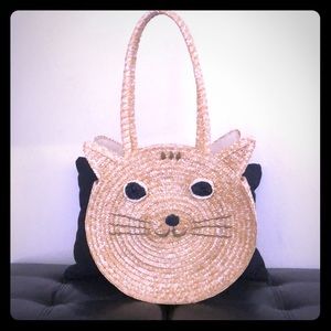 Pepaloves Straw Cat Bag